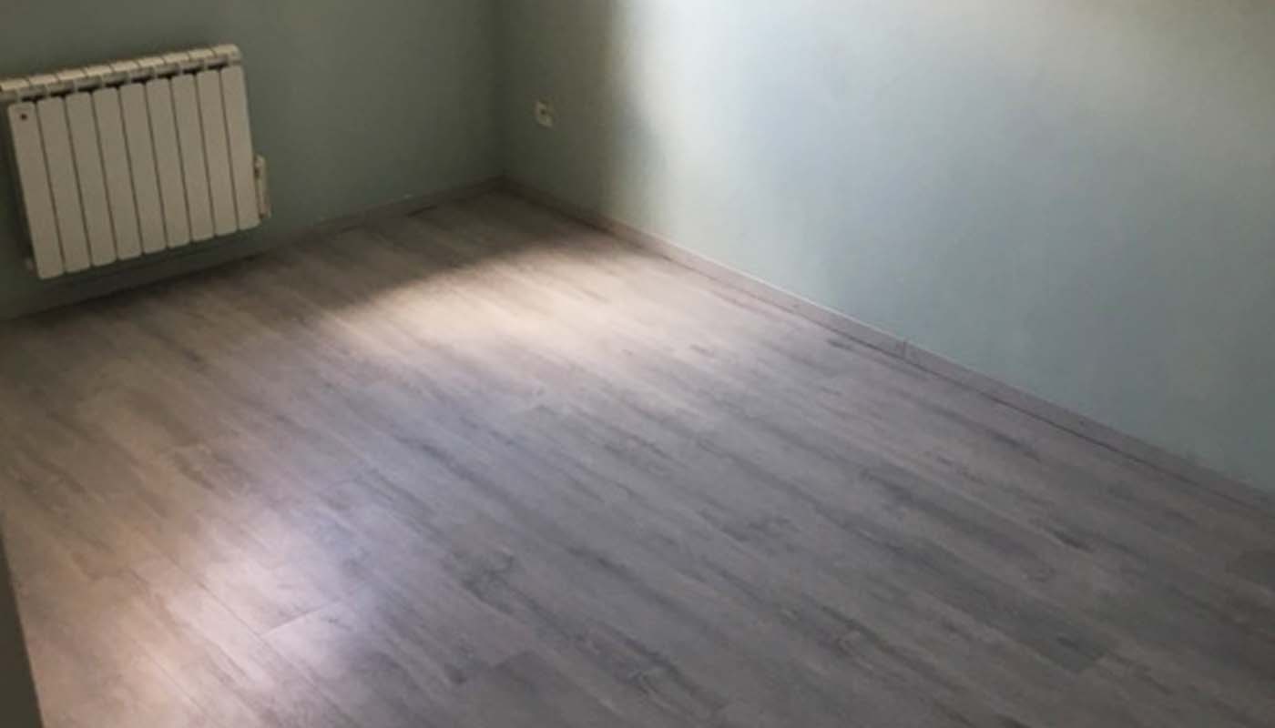 Réalisation parquet chambre Après