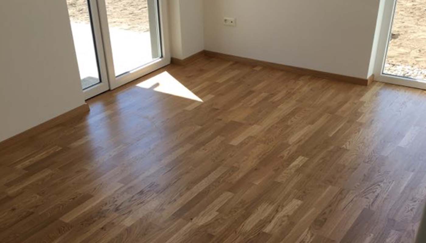 Réalisation parquet séjour Après